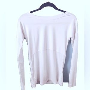 Fabletics Cashel white long sleeves active shirt top